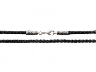 Плетёный шнурок с винтовым замком «Византийская вязь»